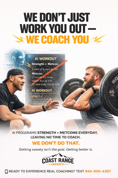We don't just build workouts. We COACH